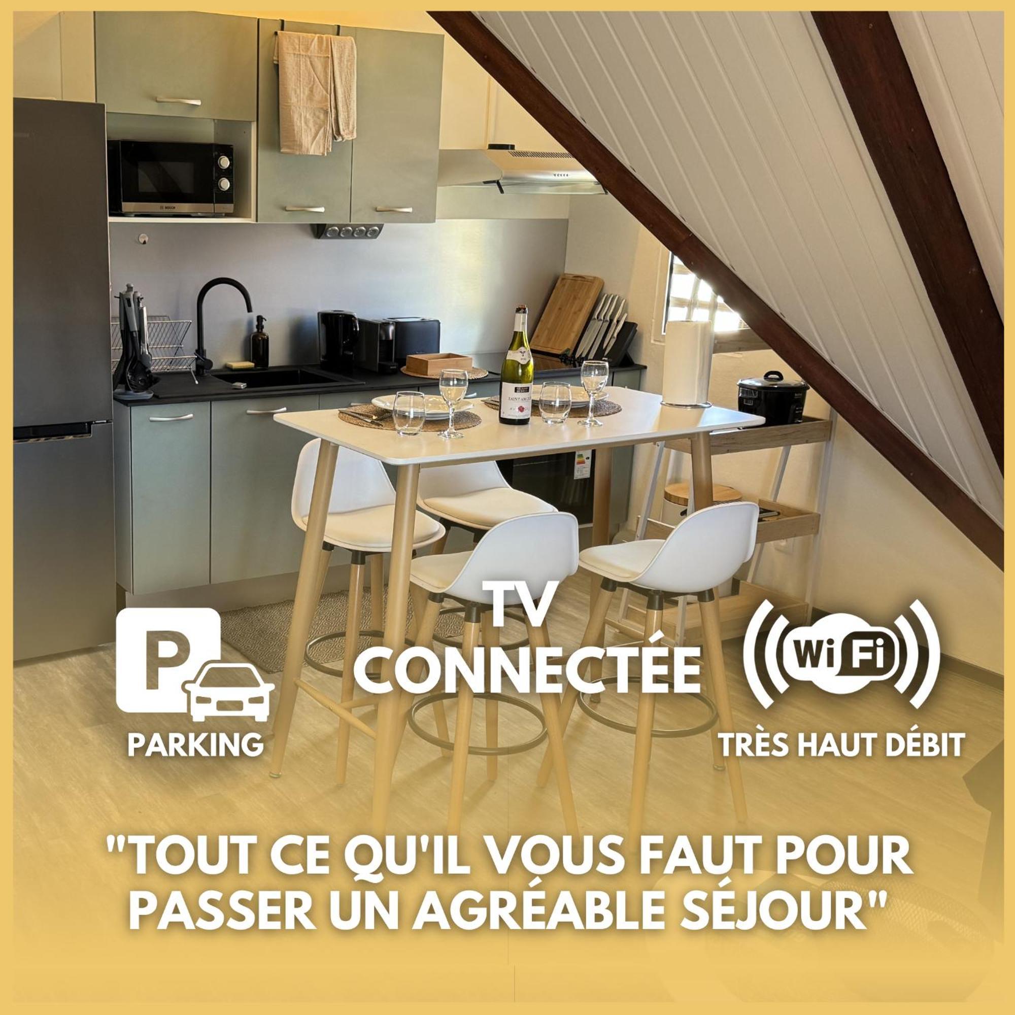 T2 Le Cosy, Au Coeur De Montjoly, Parking, Clim Apartman Remire-Montjoly Kültér fotó